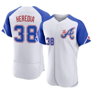 Guillermo Heredia Atlanta Braves Women's Navy Roster Name & Number T-Shirt 