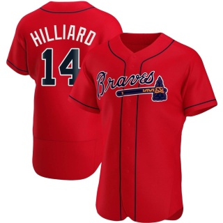 Sam Hilliard Women's Atlanta Braves White 2022 Program Jersey