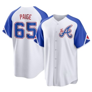 Satchel Paige Women's Atlanta Braves Alternate Jersey - Red Authentic